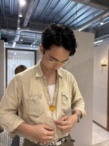 モンルル プル(mon loulou + plus)&nbsp;かきあげパーマ、スパイラルパーマ、大人メンズパーマ