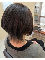 セットアップ 岡山北長瀬店(SET-UP)&nbsp;ニュアンスウルフフェイスフレーミング＆インナーカラー