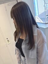 ルイス 宝塚(Luis)&nbsp;宮永アッシュカーキシースルーバングロング