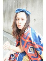 グッデイ ヘアー(GOOD DAY HAIR)&nbsp;【saya】自然なウェーブの似合うミディ　　下北沢good day hair