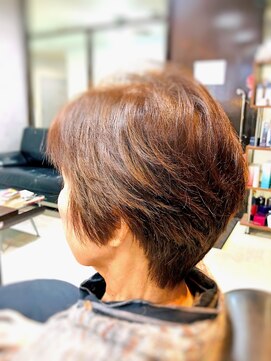 キャン 温品店(CAN) 【CAN】こなれた感じのショートスタイル☆グレージュブラウン