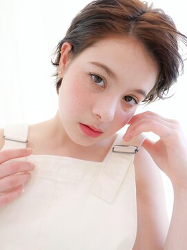 ネオリーブ チロル 横浜西口店(Neolive CiroL.) 今風かきあげ★サイドバックショート