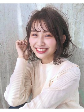 シスタ(SISTA) 【SiSTA】田中大人ゆるふわ外ハネシースルーバングボブ