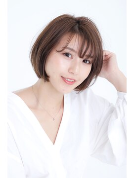 モッズヘア 足利(mod'hair) 20代30代40代/小顔/大人かわいい/シースルーバング/ひし形ボブ