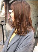 ショコラブラウン_クールショート ピンクグレージュ ボブルフ