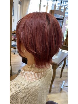 エクリ シセイドウ 麻布十番店(equri×SHISEIDO) 【麻布十番】ショート×ベビーピンク♪