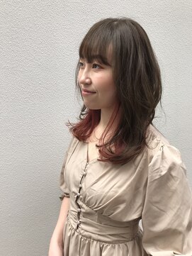 フィドゥシア(FIDUCIA) インナーカラー ブラッディピンク