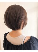 丸みショートボブ/ショート/大人かわいい20代30代40代【 iifu.】