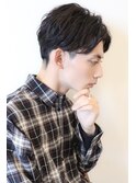 【 Ｉ. 】刈り上げツーブロックアップバング短髪黒髪　川口