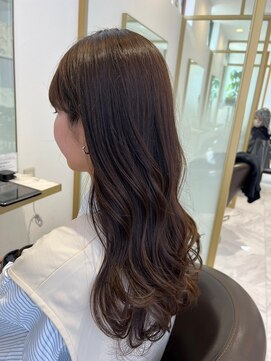 アルカディア(Arcadia) 艶髪ロングレイヤー/マロンブラウン
