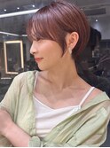前髪×韓国美人ショート×マロンブラウン【横浜ナチュラル】