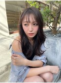 ゆる巻き、韓国風ロングヘア