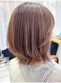 20代30代40代大人可愛いブラウンベージュハイライト立体感