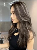 ハイライトショートヘアダブルカラーイルミナカラーオージュア