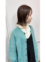 イオエ(ioe)&nbsp;前髪/アンブレラカラー/こなれミディ/イメチェン/ウェーブパーマ