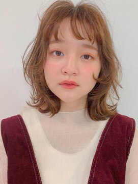 ディッセンバー 神宮前(December) 切りっぱなしボブ/エアリーロング/美髪/ピンクブラウン