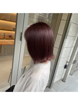 ジーナ 流山おおたかの森(Zina) ボブ×ピンクベージュ［Zina流山おおたかの森］