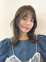ヘアラウンジ ビーチ 青山 外苑前(hair lounge BEACH) 外ハネニュアンスミディアム