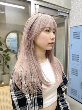 サンク 原宿 表参道(cinq) ダブルカラーミルクティーベージュピンクラベンダーベージュ20代