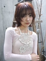 ヘアー アイス 御器所本店(HAIR ICI) 顔周りレイヤーカットロングベージュカラー