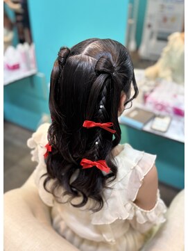 リエラ 新宿(RIERA) 立体リボンハーフツイン