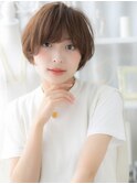 大人かわいい斜めバングくせ毛風ボブパーマh4上尾20代30代40代