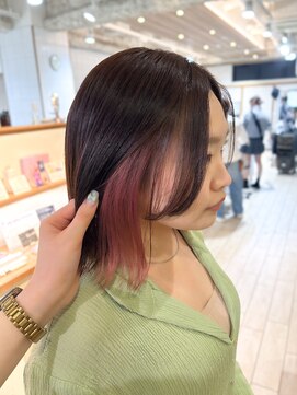 プラグ バイ ネオリーブ(plug by neolive) チェリーブラウン×髪質改善[髪質改善/縮毛矯正/韓国]A