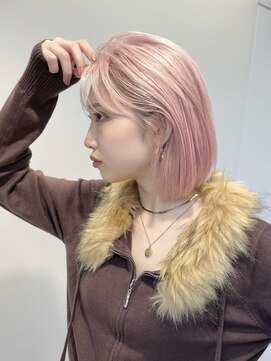 サンク 原宿 表参道(cinq) ミルクティーベージュカラーミルクティーブラウンピンクベージュ