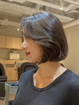 ザックジングウ 表参道(ZACC JINGU) ボブ/顔周りカット/前髪なし