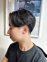 エスエスダブリュー(SSW)&nbsp;センターパート/ワンカールパーマ