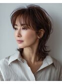 白髪ぼかし脱白髪染め似合わせカット40代50代60 