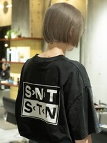 スーク(Suq.)&nbsp;ラインボブ×サンドベージュ