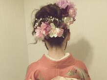 ヘアードレス ワコウ(Hair Dress Wako)の雰囲気（着付け+ヘアセットもお電話にて好評受付中です♪）