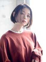 エムクランメイクス 原宿 表参道(m.clan MAKE'S)&nbsp;大人かわいい マニッシュショート ネイビーカラー フレンチボブ