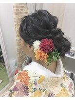 ヘアアンドケア エジェリラボ(hair&care egerie lab)&nbsp;ふんわりシニヨン◎20代30代40代50代