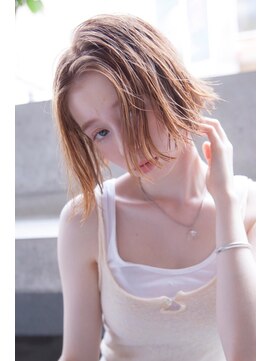 レニーバイエース(LANY by ACE) 【LANY 横浜】切りっぱなしボブ×オレンジベージュ