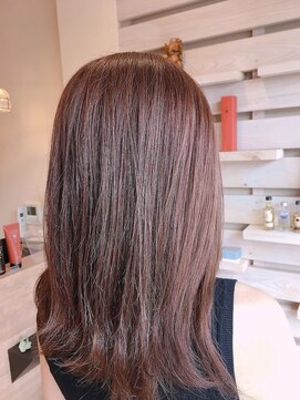 サロンドカスティーロ(salon de castillo) ワンレン外羽スタイル☆20代30代40代ボブピンクアッシュ透明感