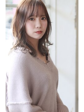 ラファンジュ ヘアー クレオ(Rohange hair Creo) 【Creo】プラチナベージュのヌーディミディ#ピンクベージュ