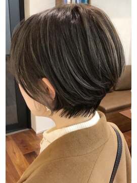 ネックス 表参道本店(nex) nex表参道 ハイライトカラー　ショート　アッシュ