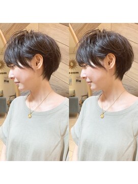 ネオリーブ モカ 川崎チネチッタ店(Neolive mocca) 大人美人ショート 大人可愛い 小顔前下がり アッシュ 川崎
