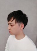 カジュアルメンズショートカット刈り上げツーブロック【新大阪】