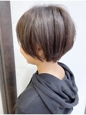 《knit銀座》大人可愛い20代30代40代ショートボブ丸み前下がり