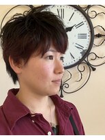 ヘアージン 野々市(hair Jin)&nbsp;ハイライトショートレイヤー