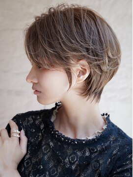 カライングドゥ(ing deux) 大人ショートボブ丸みショートカットマッシュショート前髪あり