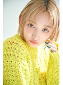 ヘルシーベージュ切りっぱなしボブ