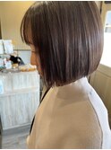 切りっぱなしボブ