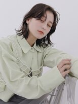 スリール バイ ミリー 江坂(Sourire by milly)&nbsp;【Sourire江坂】外ハネカール×ブラウンアッシュシアーカラー