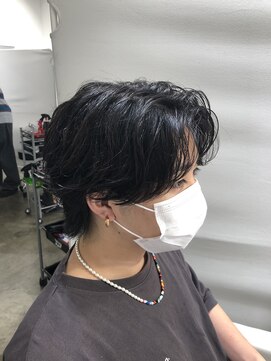 オーシャントーキョー(OCEAN TOKYO) メンズパーマツイスパ波巻きスパイラルマッシュセンターパート