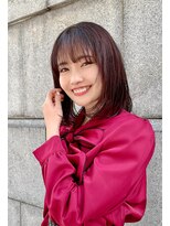 大人可愛いストレート×艶カラー【銀座/有楽町】30代40代50代