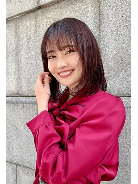 レスピア 銀座中央通り店(Respia) 大人可愛いストレート×艶カラー【銀座/有楽町】30代40代50代